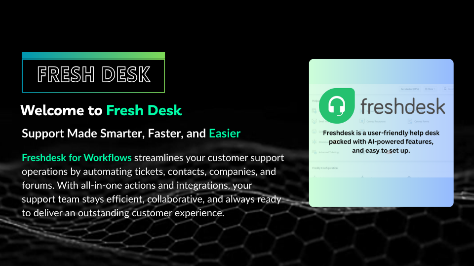 GoHighLevel marketplace - GHL integration - Freshdesk For Workflows