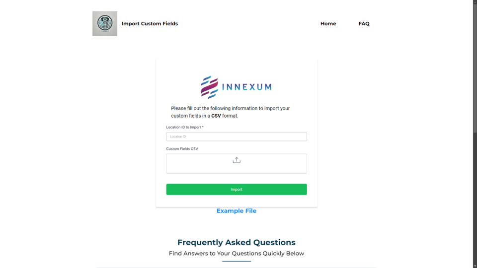 GoHighLevel marketplace - GHL integration - Import Custom Fields