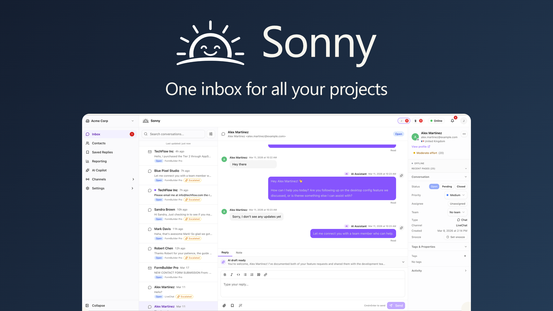 Sonny Lifetime Deal