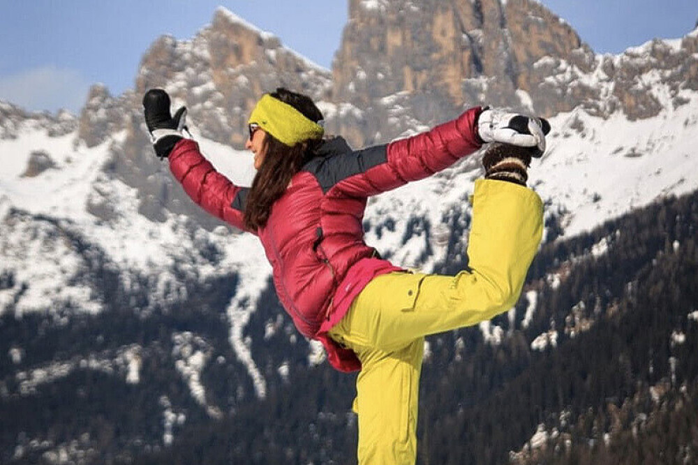 8 Tage Skifahren und Yoga in den Dolomiten, Italien