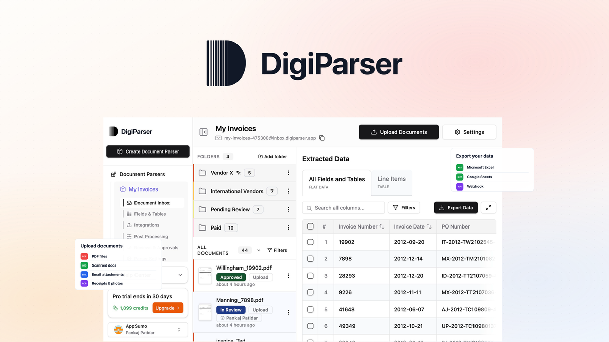 DigiParser Lifetime Deal