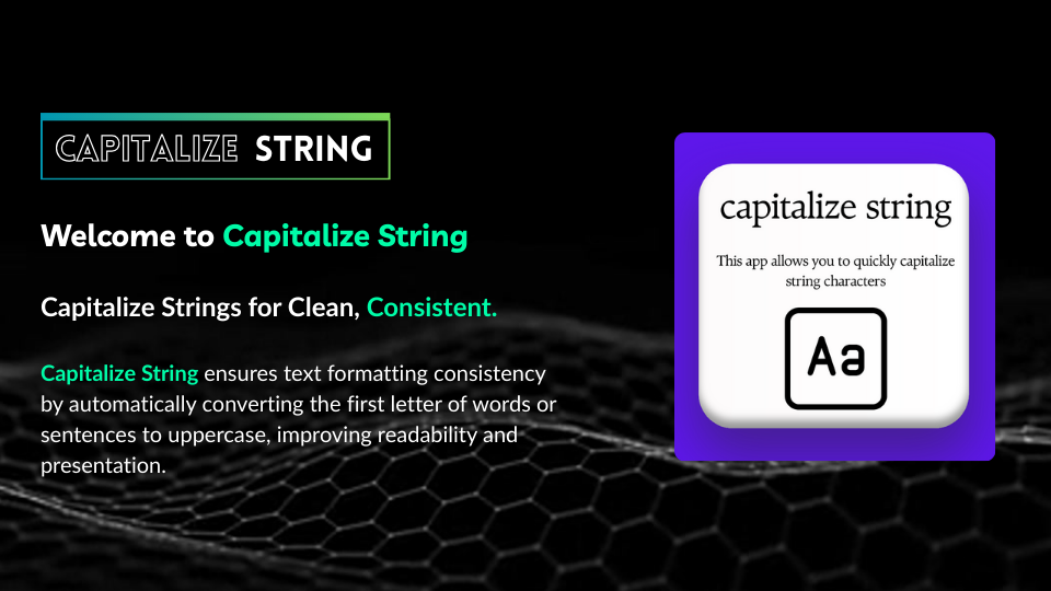 GoHighLevel marketplace - GHL integration - Capitalize String