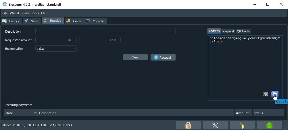 Electrum Bitcoin wallet