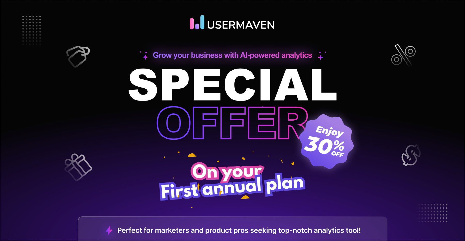 Usermaven Black Friday Deal