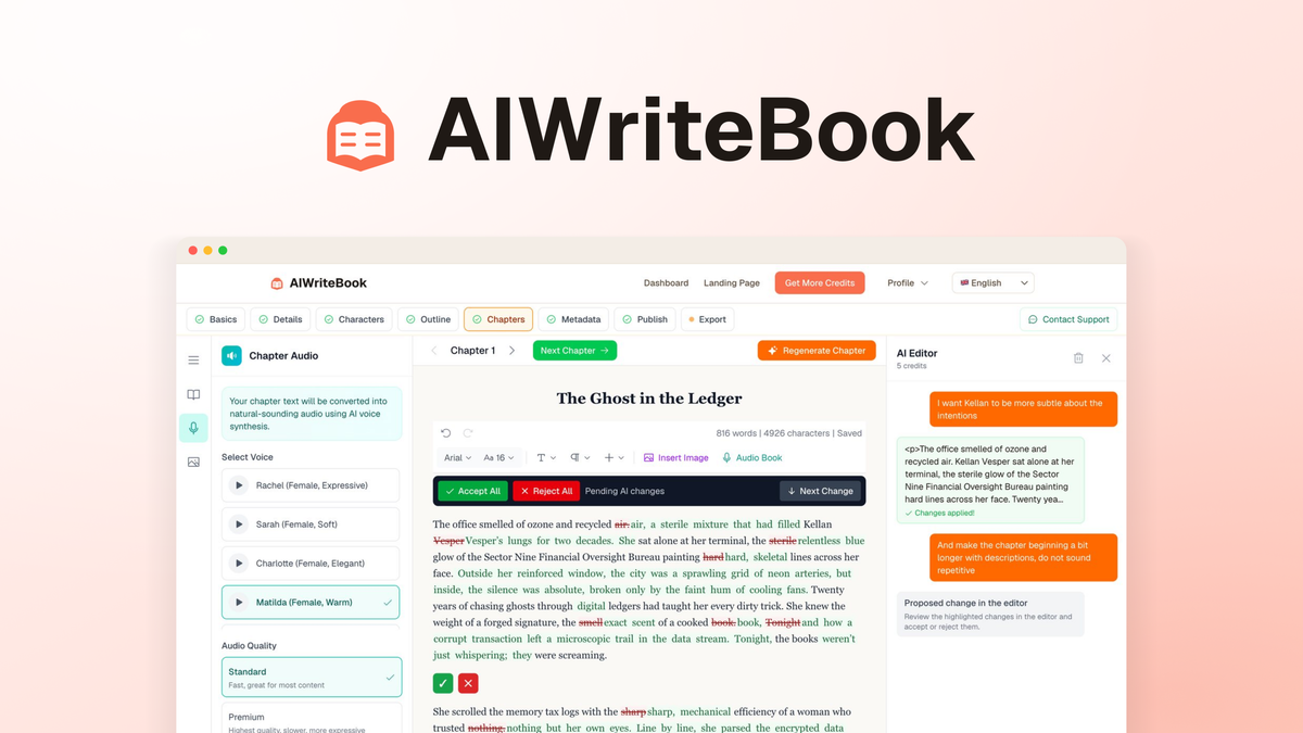 AIWriteBook Lifetime Deal 