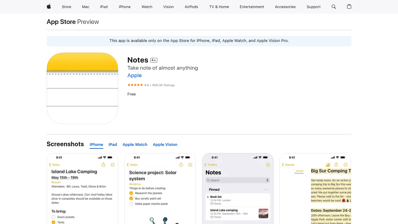Apple Notes