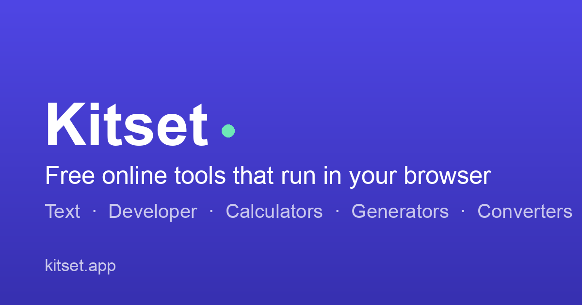 Kitset