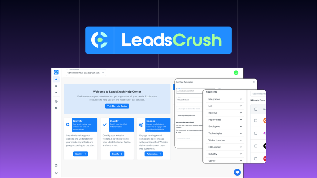 LeadsCrush Lifetime Deal