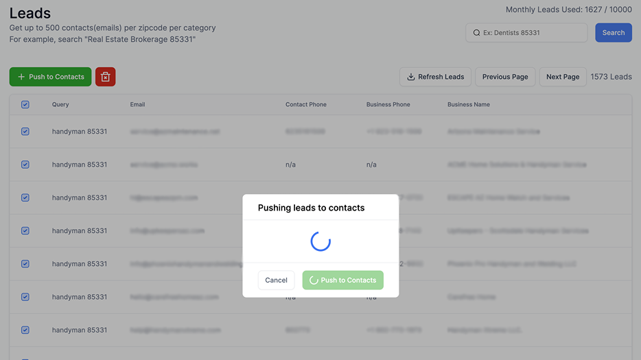GoHighLevel marketplace - GHL integration - Lead Scraper