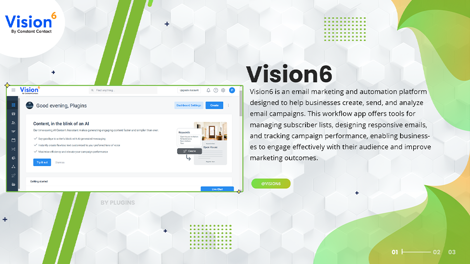 GoHighLevel marketplace - GHL integration - Vision6 Action Automation For Workflows