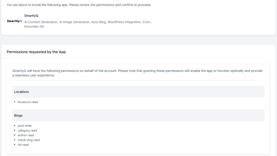 GoHighLevel marketplace - GHL integration - SmartlyQ