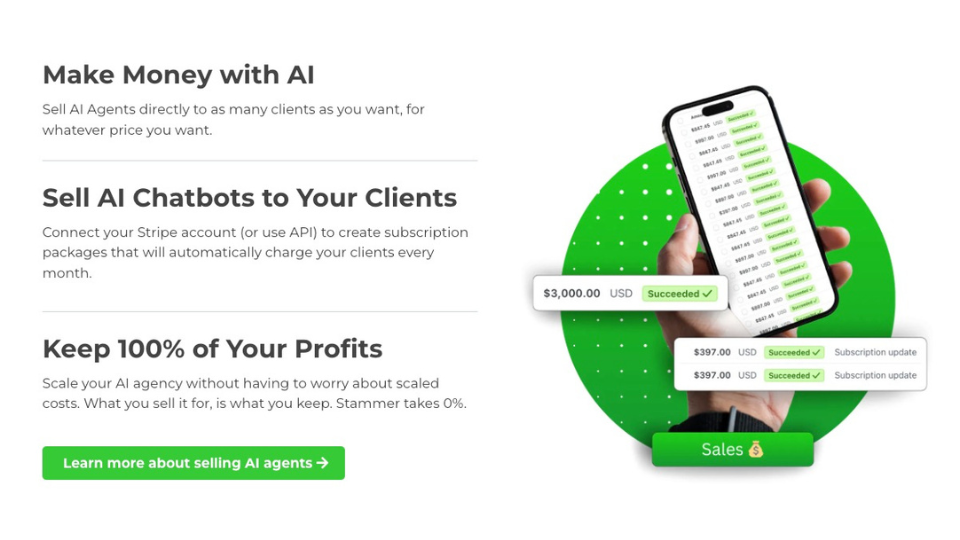 GoHighLevel marketplace - GHL integration - Stammer AI
