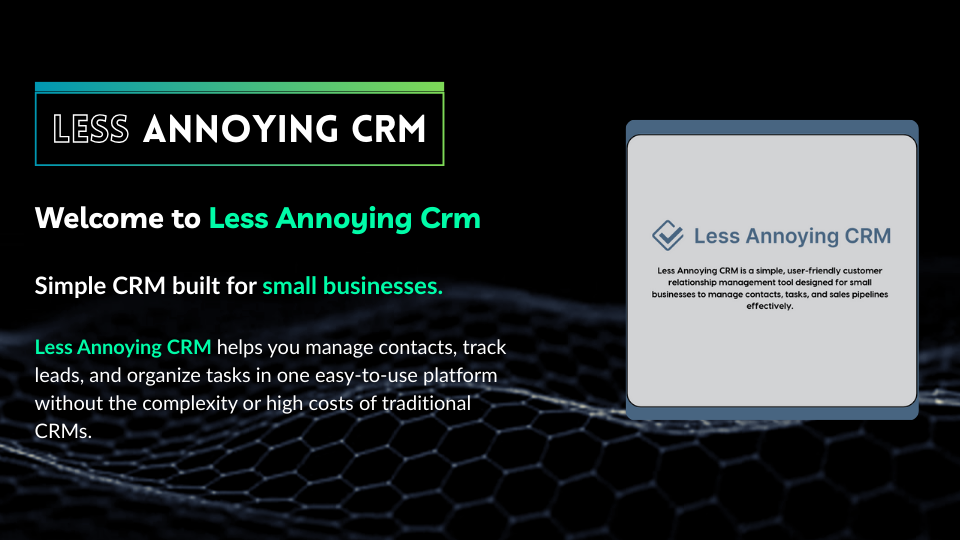 GoHighLevel marketplace - GHL integration - Less Annoying CRM For Workflows