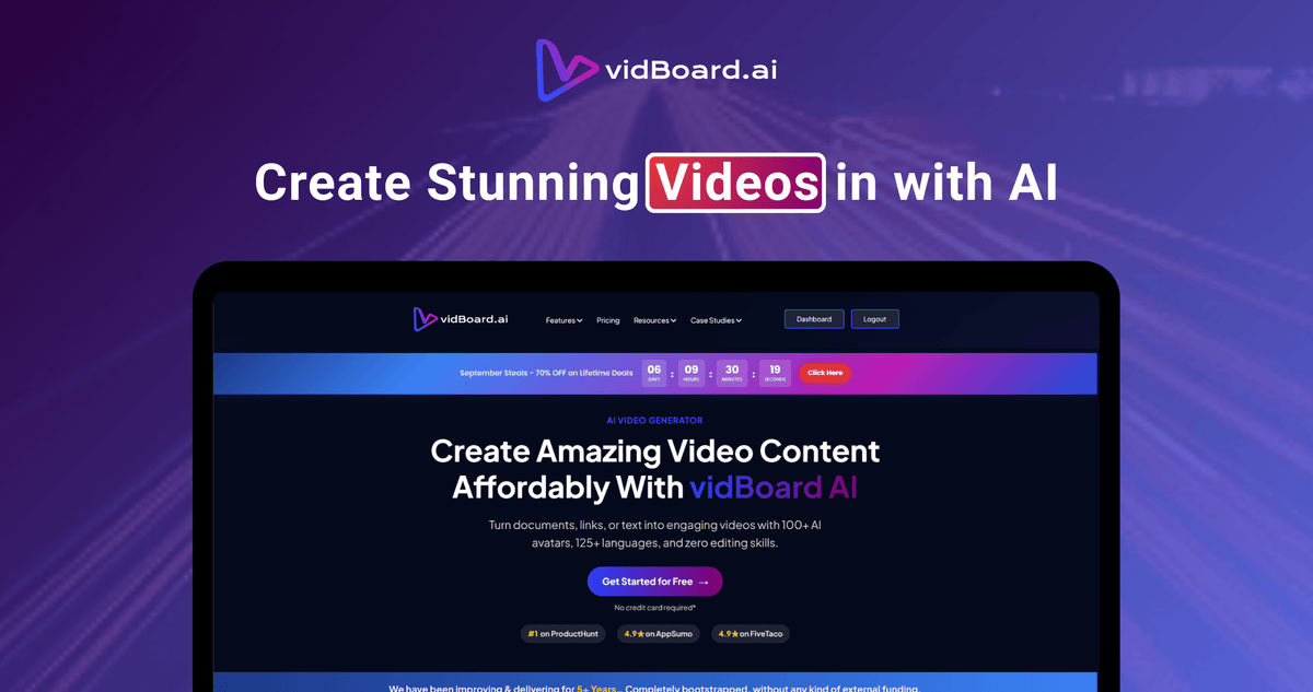 vidBoard Lifetime Deal