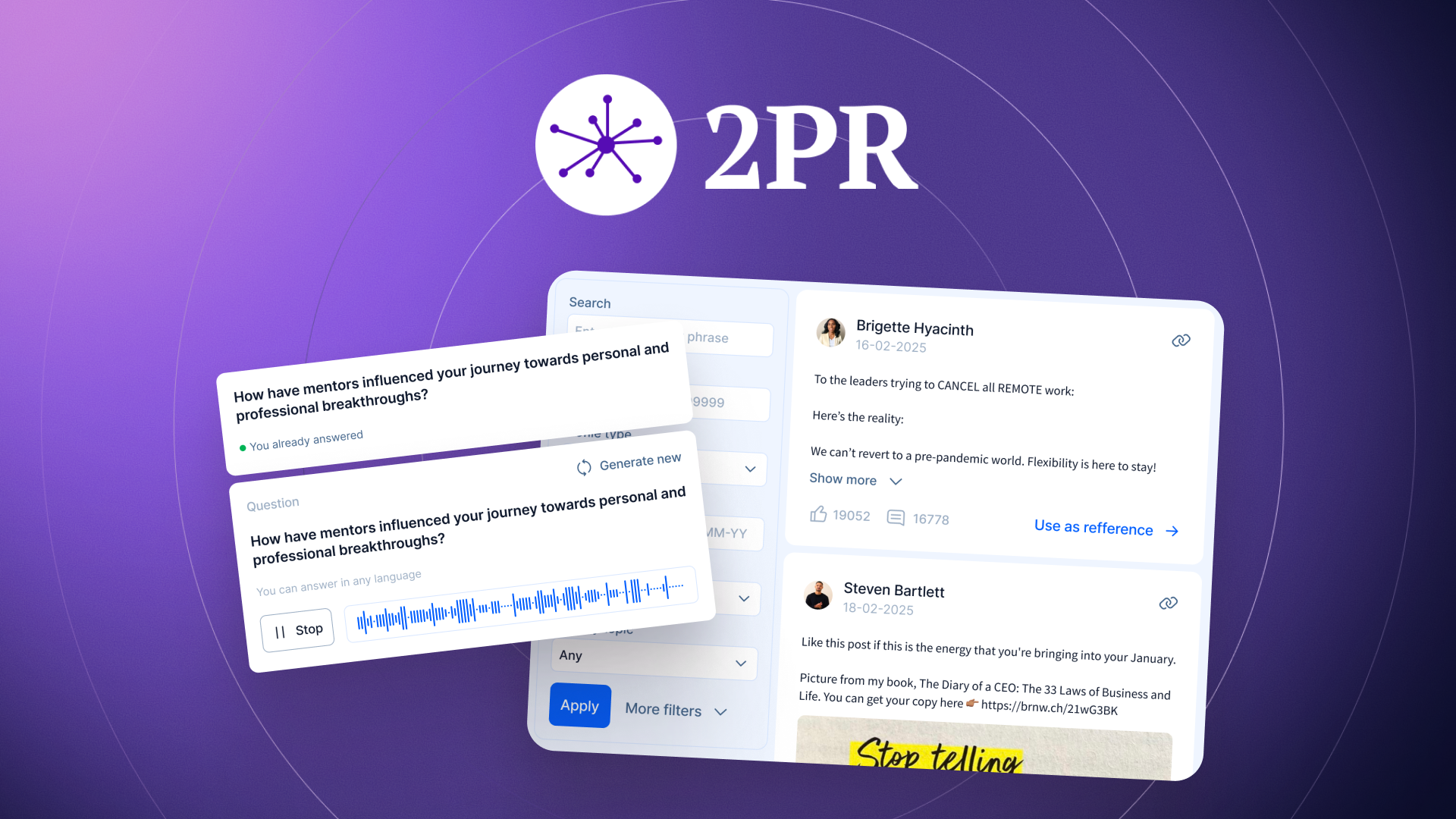 2PR Lifetime Deal