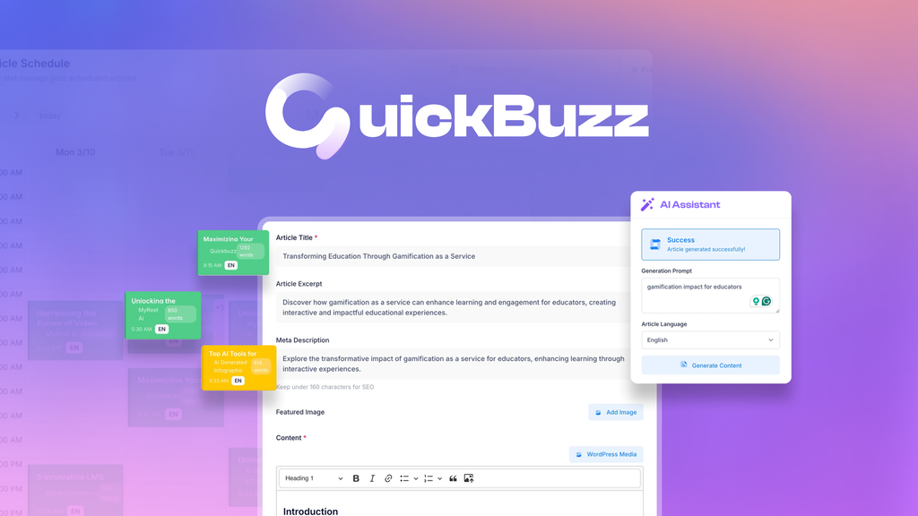 Quickbuzz Lifetime Deal