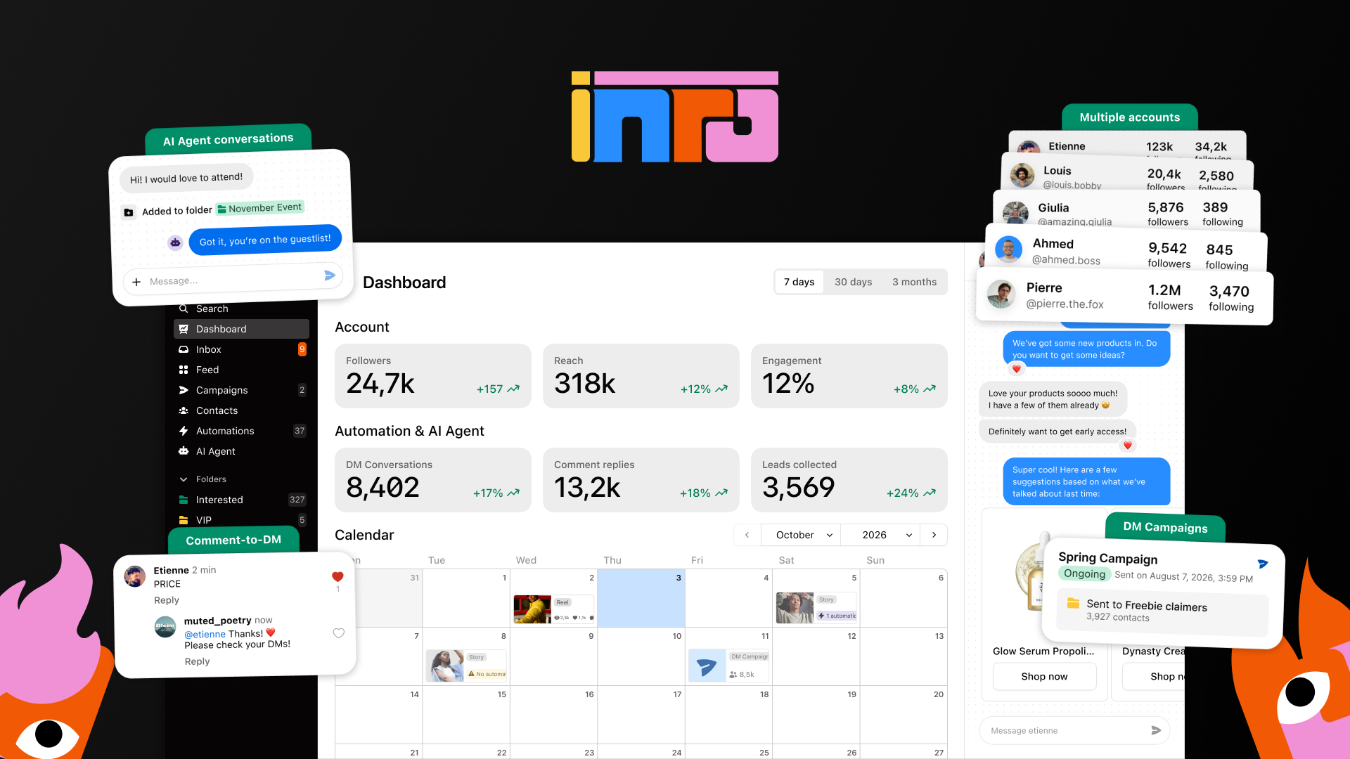 Inrō Lifetime Deal - Instagram DM Automation