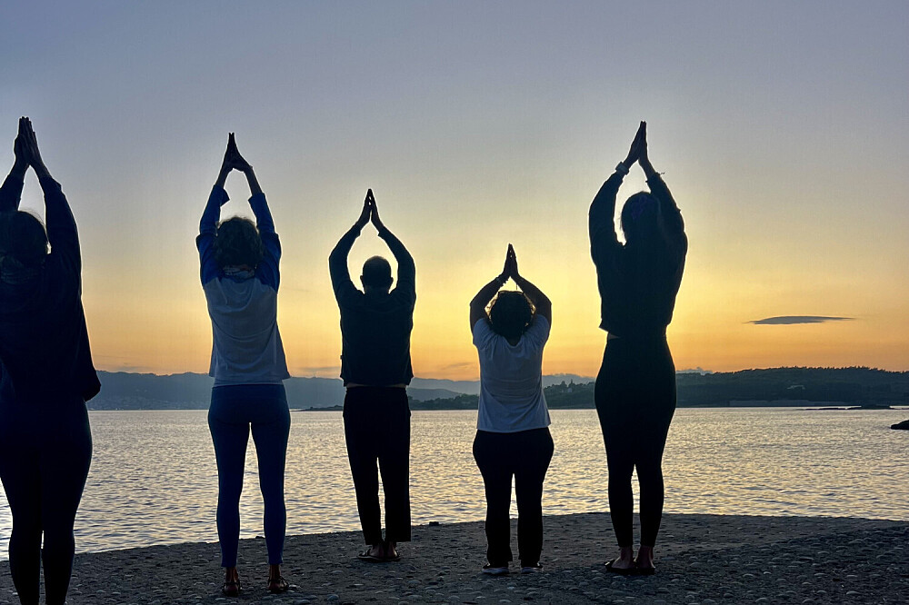 8-dagars aktiv yoga-, pilates- och vandringsretreat i Grekland