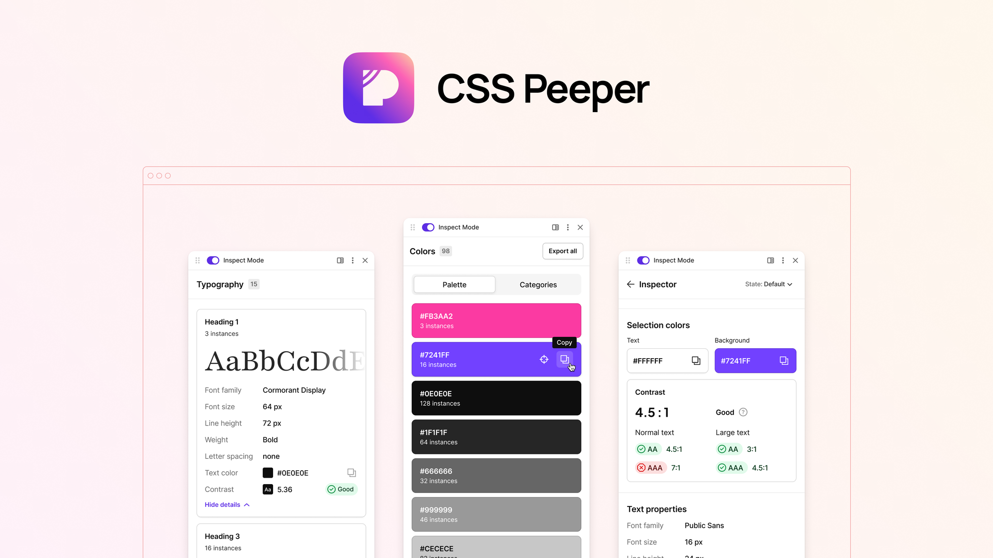 CSS Peeper Lifetime Deal