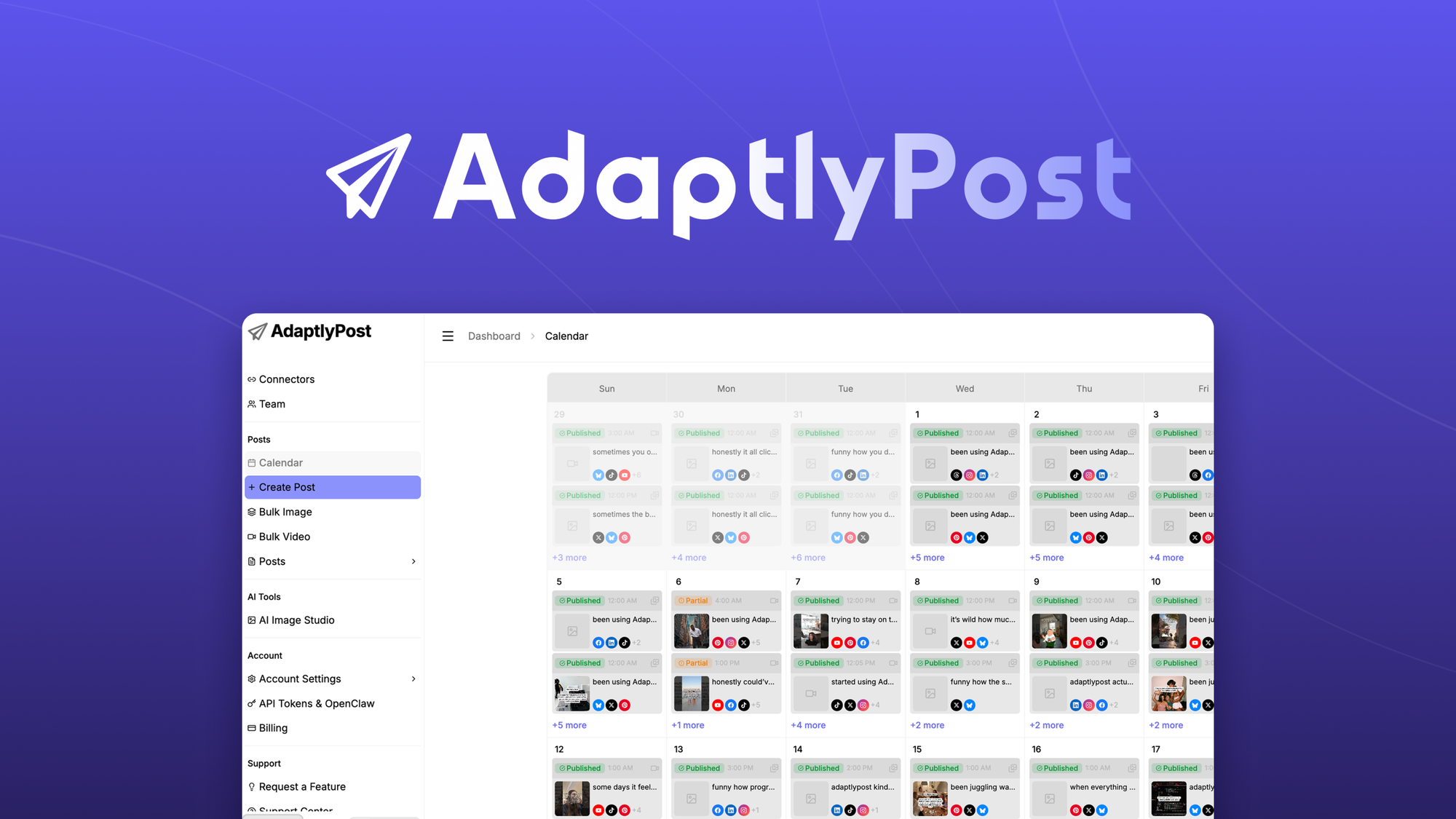AdaptlyPost Lifetime Deal 