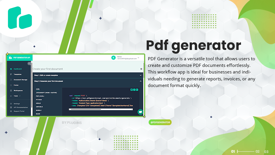 GoHighLevel marketplace - GHL integration - PDF Generator Actions Automations for Workflows