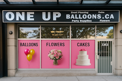 ONE UP PARTY - Balloon - Cake - Flowers