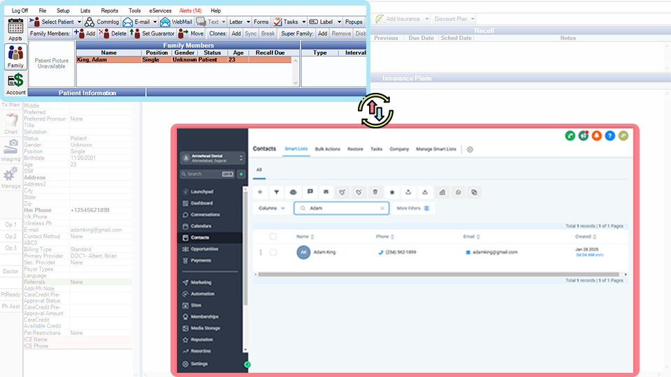 GoHighLevel marketplace - GHL integration - Opendental Connector
