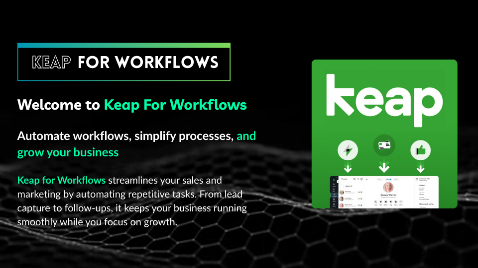 GoHighLevel marketplace - GHL integration - Keap For Workflows