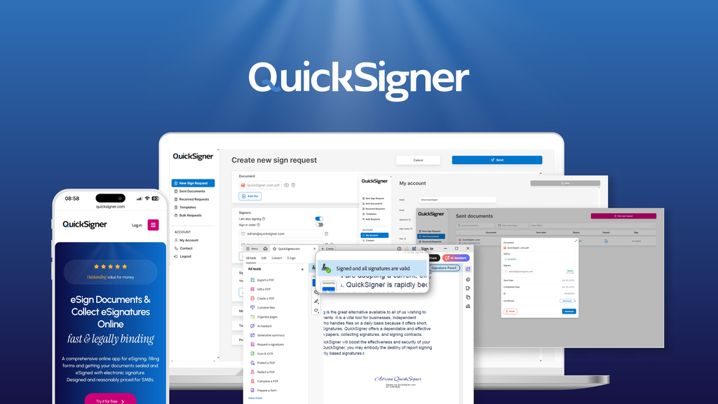QuickSigner Lifetime Deal