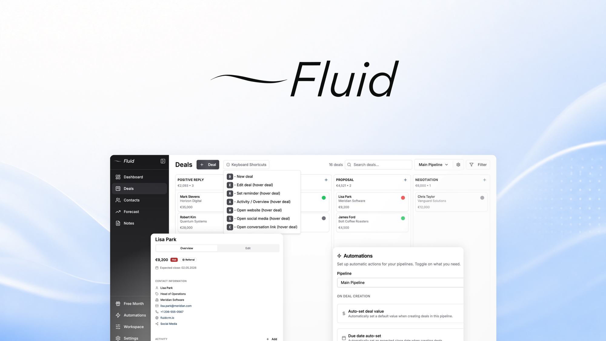 Fluid CRM Lifetime Deal