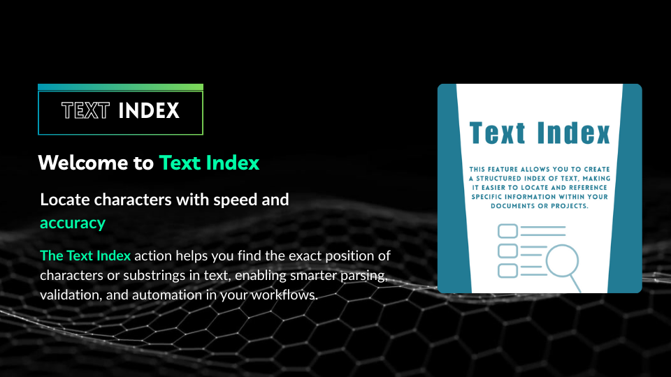 GoHighLevel marketplace - GHL integration - Text Index For Workflows