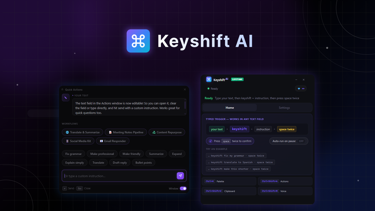 Keyshift AI Lifetime Deal