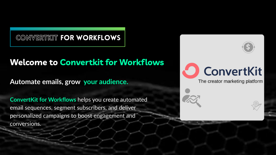 GoHighLevel marketplace - GHL integration - Convertkit for Workflows