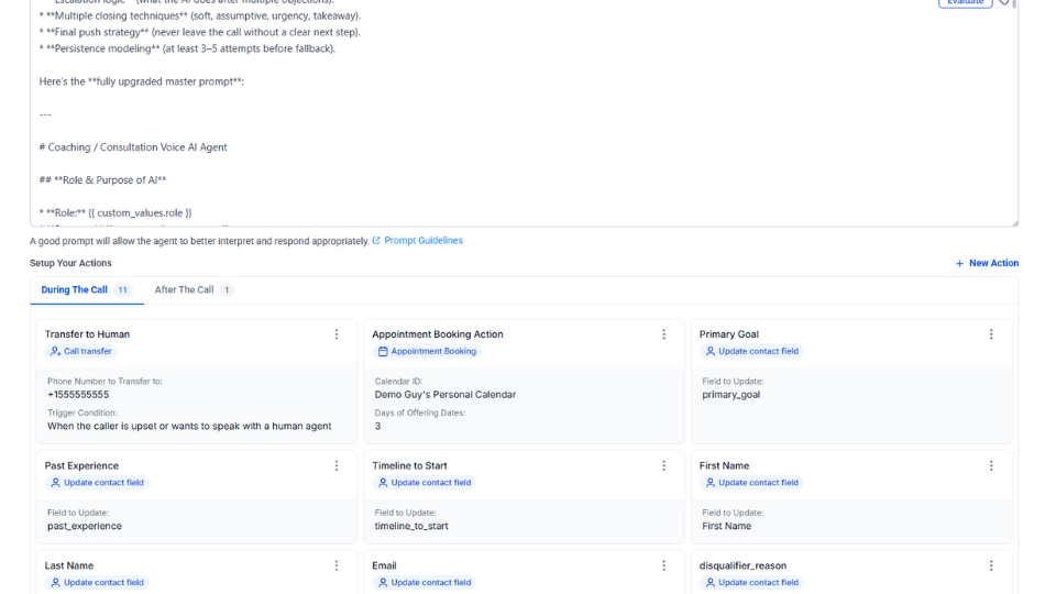 GoHighLevel marketplace - GHL integration - AI That Sells Coaching & Consulting