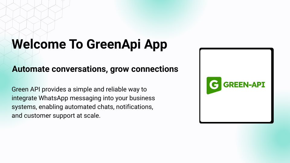 GoHighLevel marketplace - GHL integration - Green API