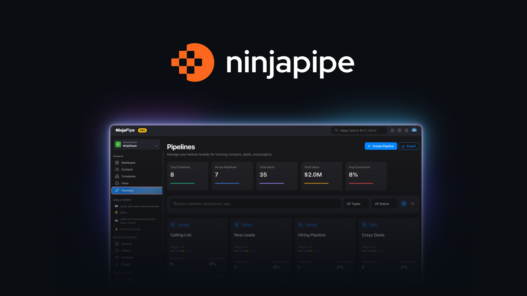 NinjaPipe Lifetime Deal