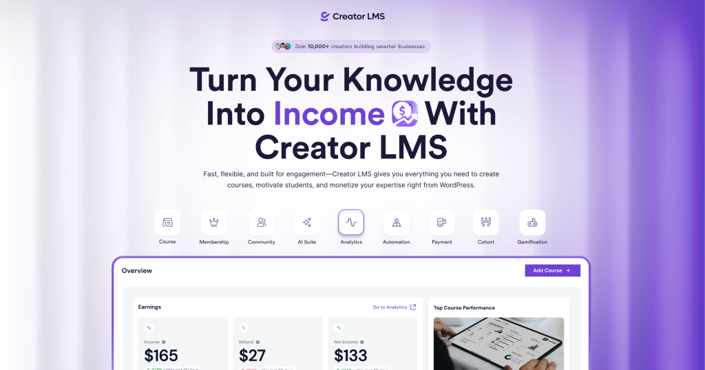 Creator LMS Lifetime Deal