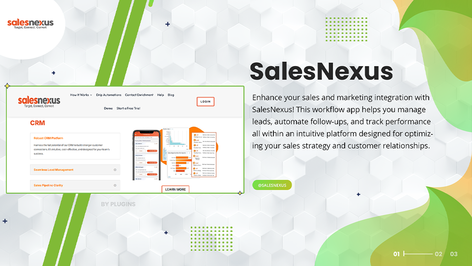 GoHighLevel marketplace - GHL integration - SalesNexus Action Automation For Workflows