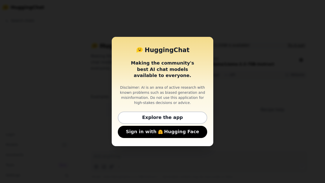 HuggingChat