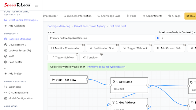 GoHighLevel marketplace - GHL integration - SpeedToLead