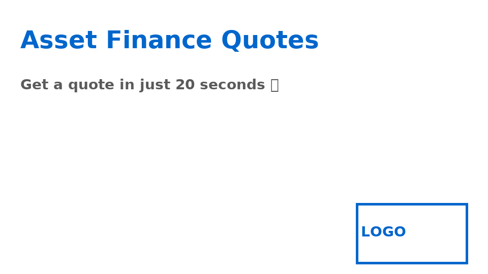 GoHighLevel marketplace - GHL integration - Asset Finance Calculator