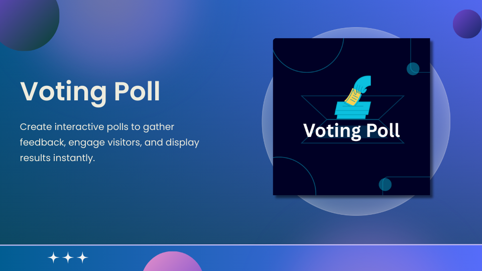 GoHighLevel marketplace - GHL integration - Voting Poll