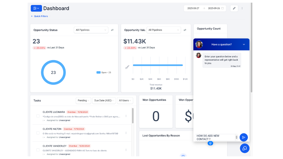 GoHighLevel marketplace - GHL integration - My CRM support no 3rd Part