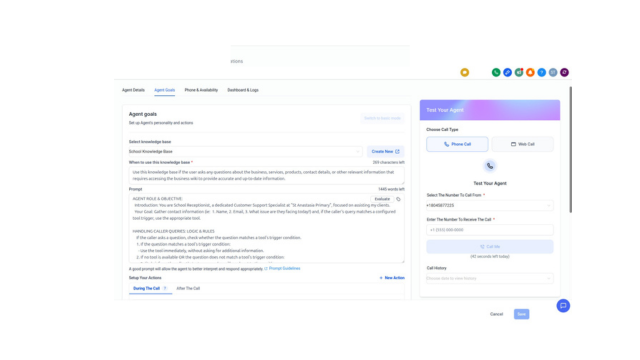 GoHighLevel marketplace - GHL integration - AI School Receptionist