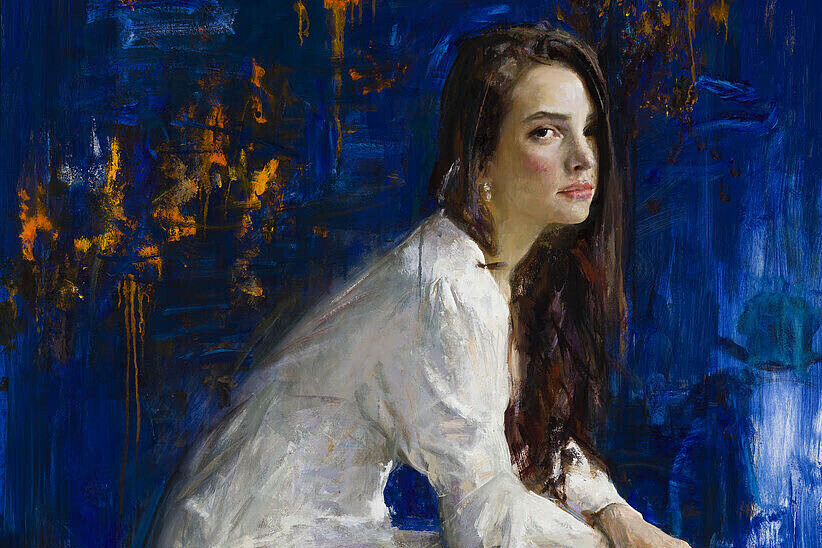Curso de pintura de retratos de 7 dias em um retiro na Toscana, Itália