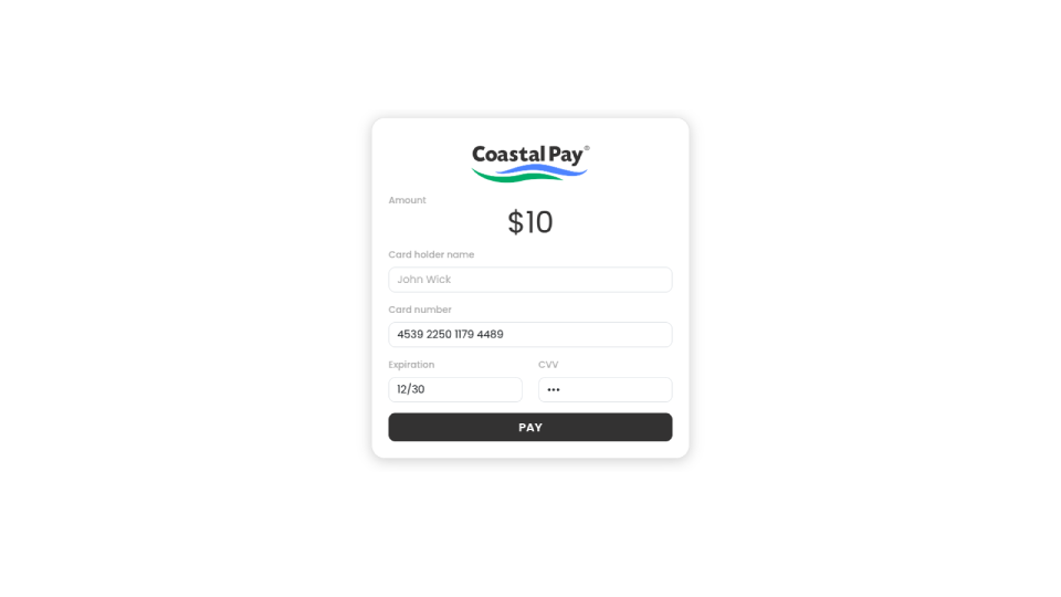 GoHighLevel marketplace - GHL integration - Coastal Pay