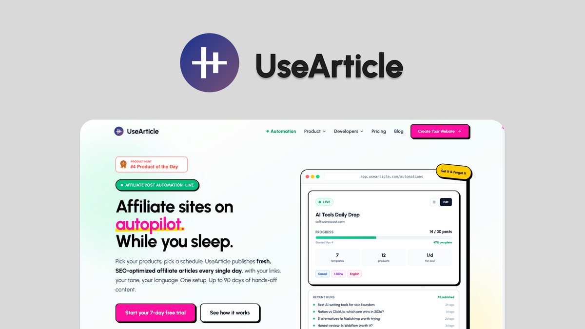 UseArticle Lifetime Deal