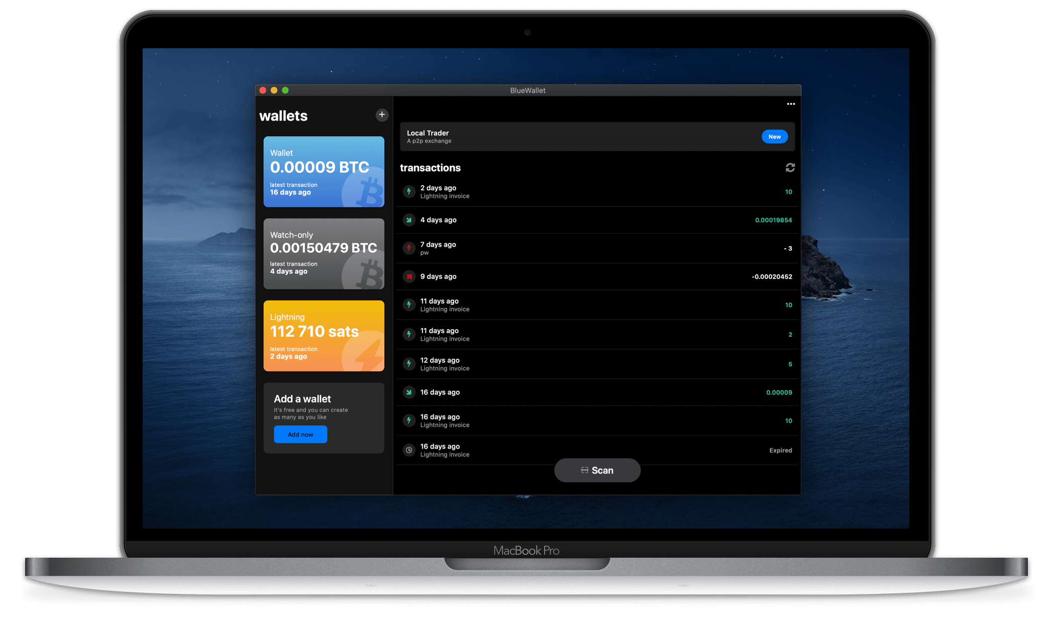 BlueWallet Bitcoin wallet