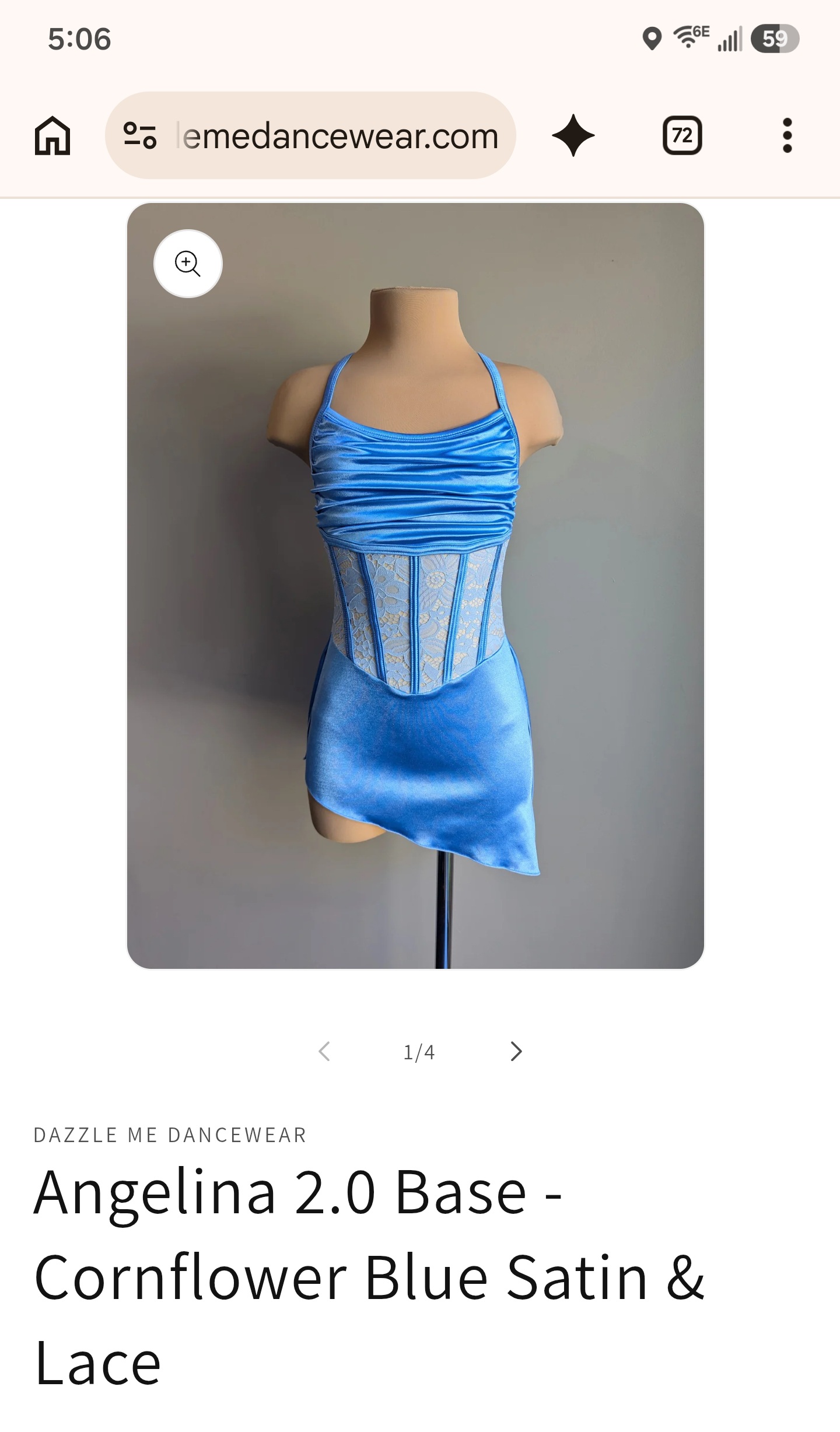 New Angelina 2.0 Base Cornflower Blue