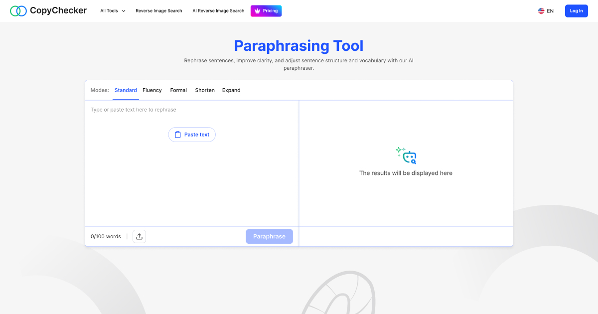 Free AI Paraphrasing Tool
